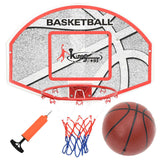 Vidaxl 5-delt basketball sæt vægmontering 66x44,5 cm