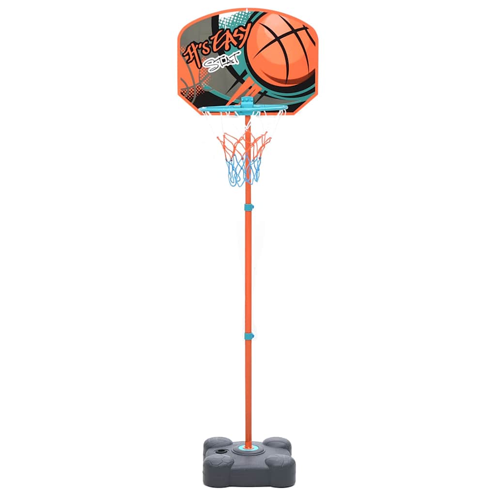 Vidaxl basketball sæt bærbart justerbar 109-141 cm