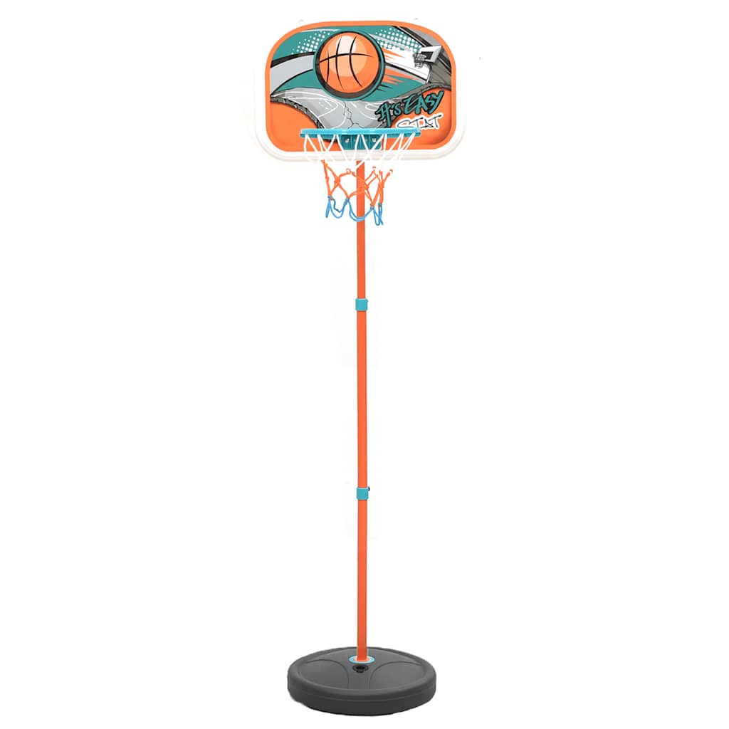 Vidaxl basketballsæt transportabelt justerbart 133-160 cm