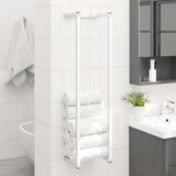 Vidaxl håndklæde rack 25x20x95 cm stål hvid