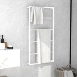 Vidaxx håndklædeholder hvid 60x10x116 cm stål