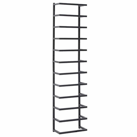 Vidaxl håndklædeholder 24x12x96 cm stål sort