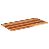 Vidaxl tafelblad 120x60x(2,5-2,7) cm massief acaciahout