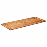 Vidaxl tafelblad 140x60x(2,5-2,7) cm massief acaciahout