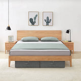 Vidaxl opbevaringsbokse 2 St 70x40x18 cm stof Anthracite -farvet