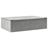 Vidaxl opbevaringsboks 70x40x18 cm stof grå