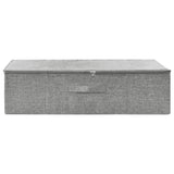 Vidaxl opbevaringsboks 70x40x18 cm stof grå