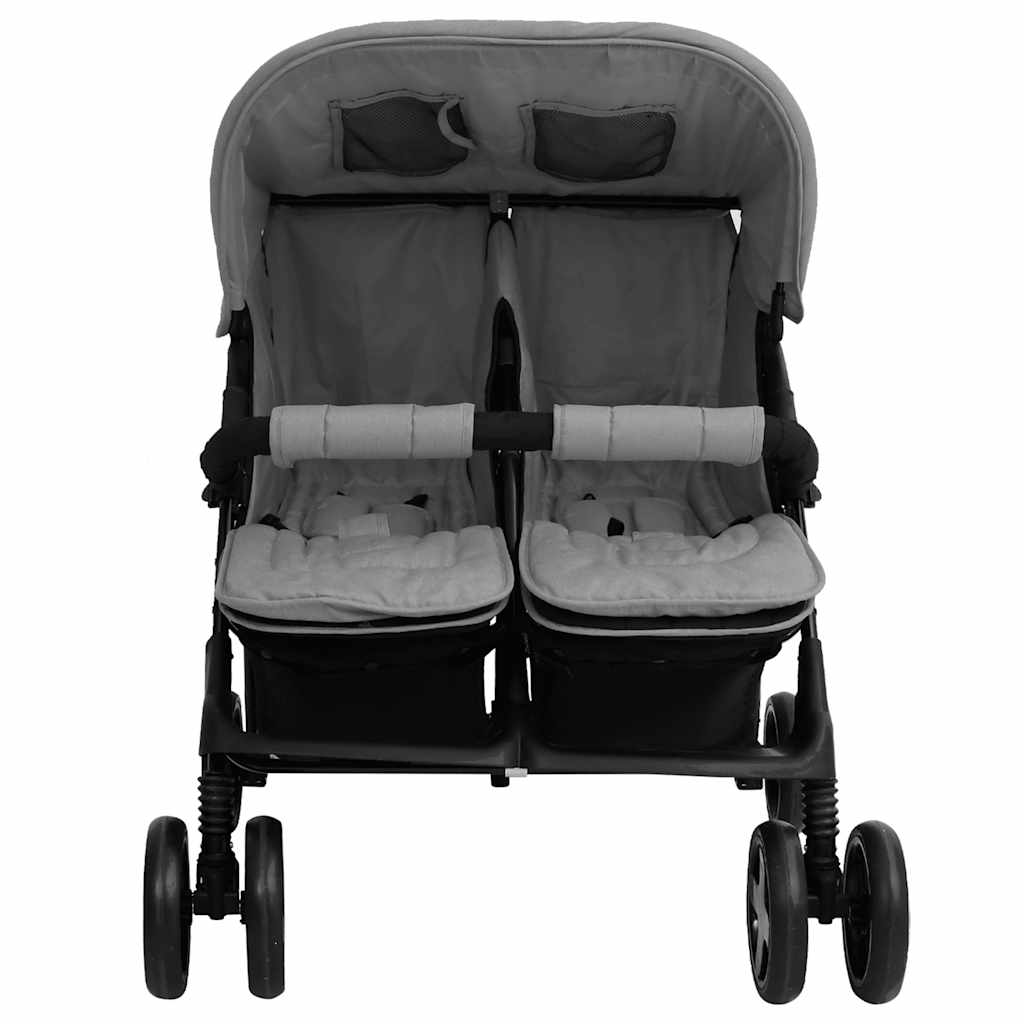 Vidaxl Twin Children's Steel Light Gray