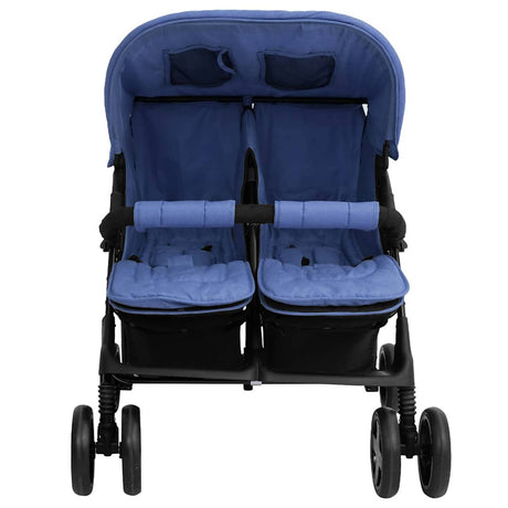 Vidaxl Twin Children of Steel Navy Blue