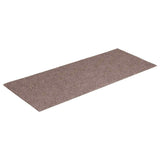 Vidaxl Stair Mats Self -fast 15 stykker 60x25 cm lysebrun rektangulær