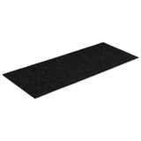 Vidaxl Stair Mats Self -fast 15 stykker 60x25 cm sort rektangulær