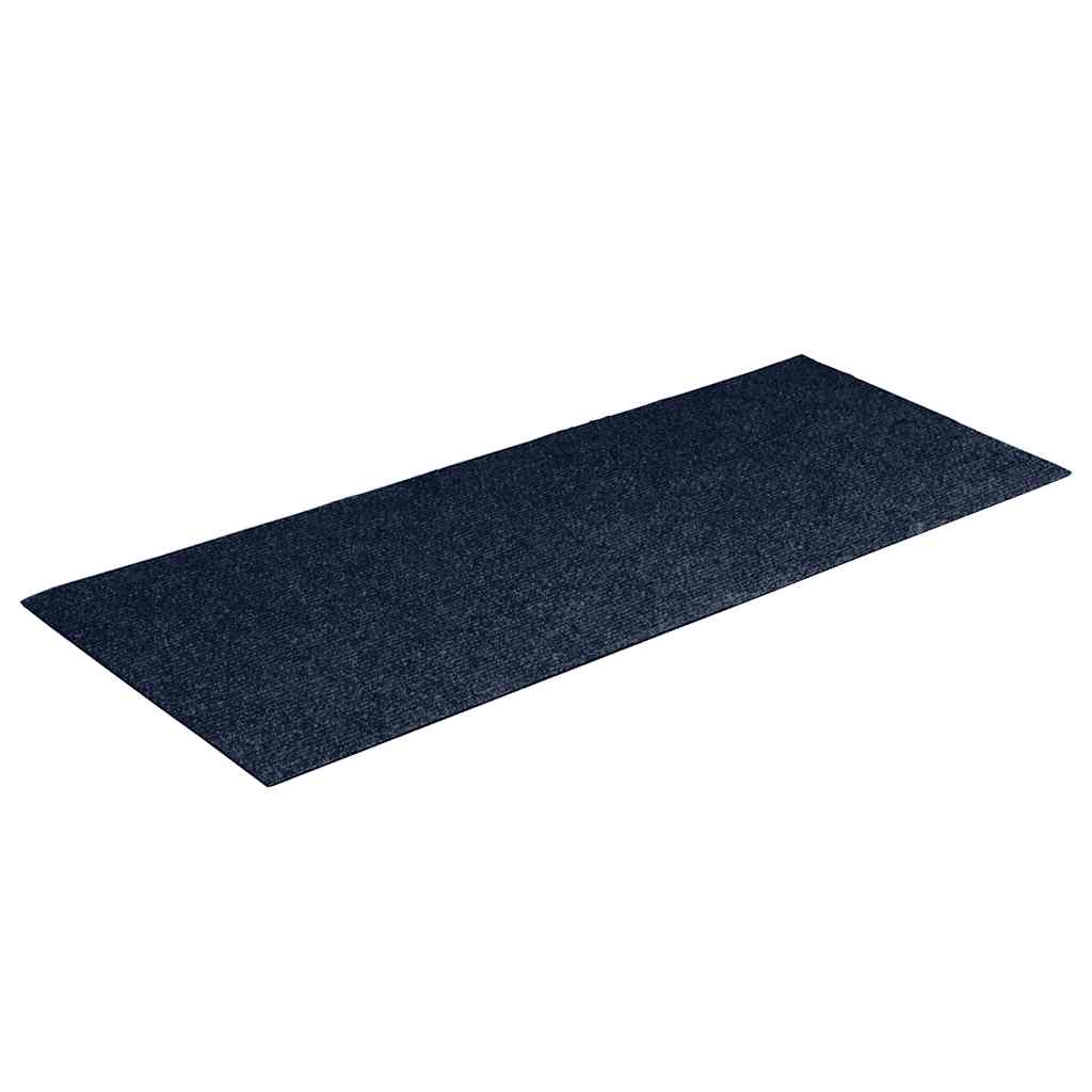 Vidaxl Stair Mats Self -fast 15 stykker 60x25 cm marineblå rektangulær