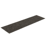 Vidaxl Stair Mats Self -fast 15 stykker 76x20 cm Anthracite rektangulær