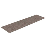 Vidaxl Stair Mats Self -fast 15 stykker 76x20 cm beige rektangulær