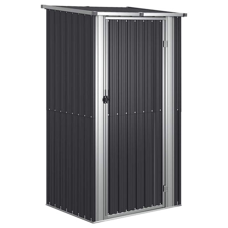 Vidaxl Garden Shed 118,5x97x209,5 cm galvaniseret stålantracit