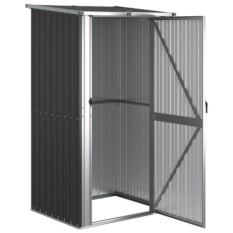 Vidaxl Garden Shed 118,5x97x209,5 cm galvaniseret stålantracit