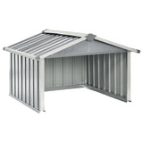 Vidaxl -dækning til robotgræsplæne 92x97x63 cm stålgrå