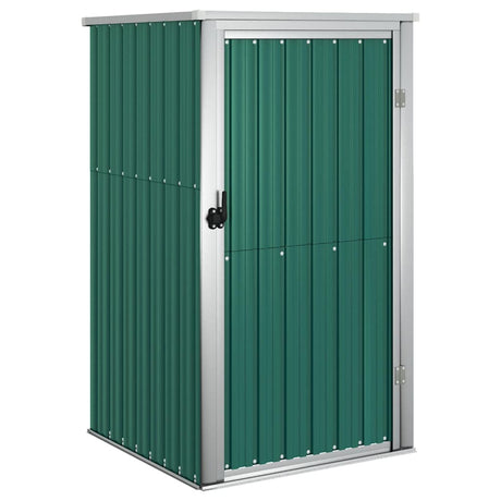 Vidaxl Garden Shed 88x89x161 cm Galvaniseret stålgrøn
