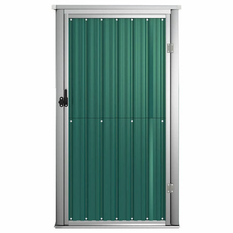 Vidaxl Garden Shed 88x89x161 cm Galvaniseret stålgrøn