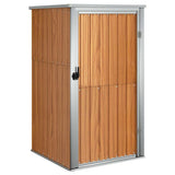 Vidaxl Garden Shed 88x89x161 cm galvaniseret stålbrun