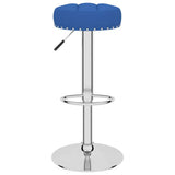Vidaxl barkrukken 2 st stof blauw