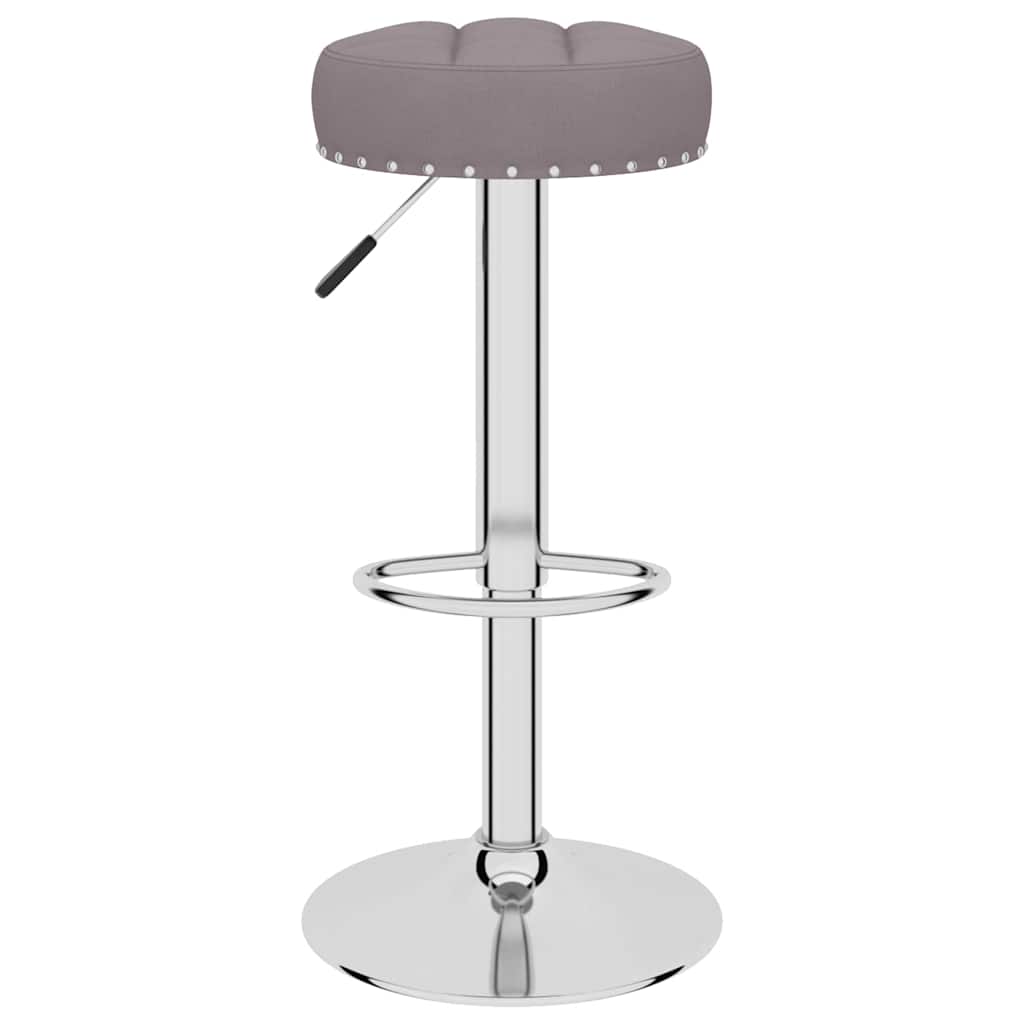 Vidaxl barkrukken 2 st stof taupe