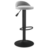 Vidaxl barkruk fluweel lichtgrijs