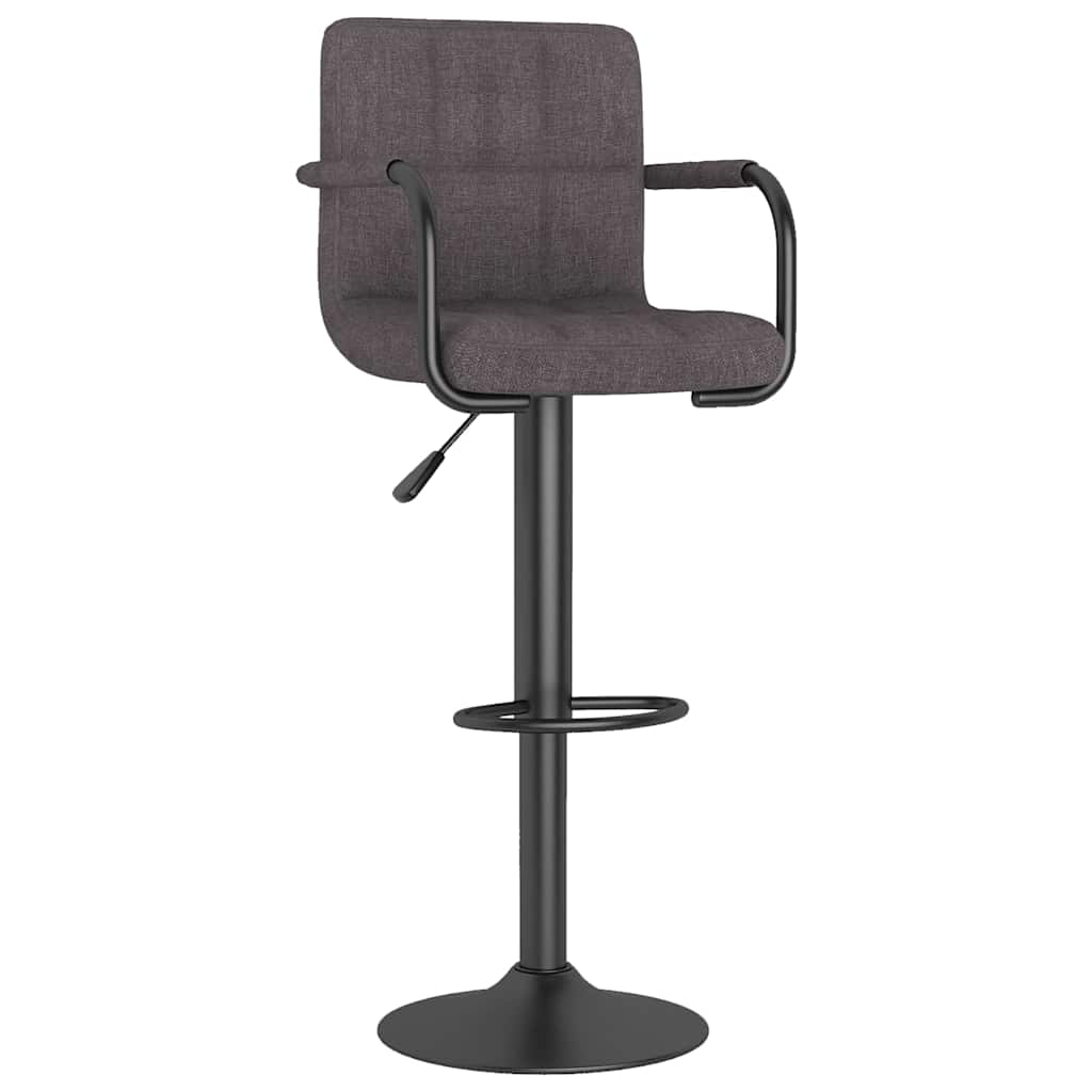 Vidaxl barkrukken 2 st stof taupe