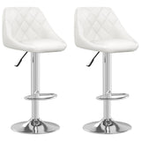 Vidaxl barstoelen 2 st kunstleer wit