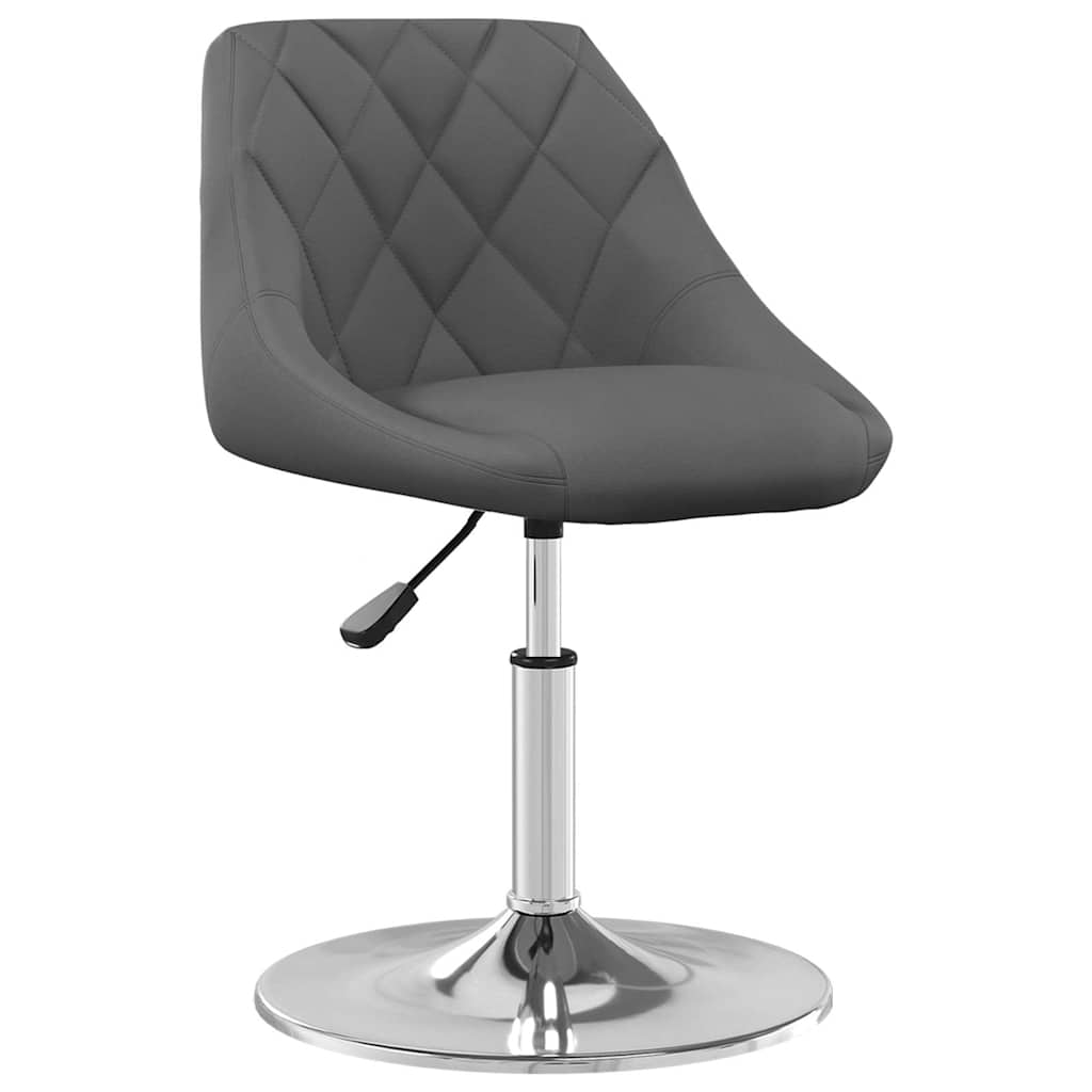 Vidaxl eetkamerstoelen draaibaar 2 st fluweel donkergrijs