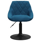 Vidaxl barkruk fluweel blauw