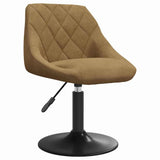 Vidaxl draa stoelen 2 pcs bruin 46 x 44 x 77,5 cm kunstleer