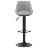 Vidaxl barkruk fluweel lichtgrijs
