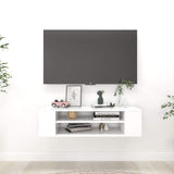 Vidaxl tv-hangmeubel 100x30x26,5 cm bewerkt hout wit