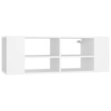 Vidaxl tv-wandmeubel 102x35x35 cm bewerkt hout wit