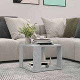 Vidaxl salontafel 40x40x30 cm bewerkt hout betongrijs