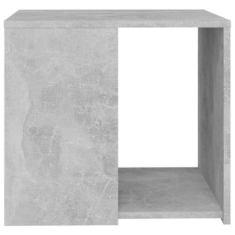 Vidaxl bijzettafel 50x50x45 cm bewerkt hout betongrijs