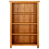 Vidaxl boekenkast met 4 schappen 70x22x110 cm massief eikenhout