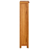 Vidaxl boekenkast met 4 schappen 70x22x110 cm massief eikenhout