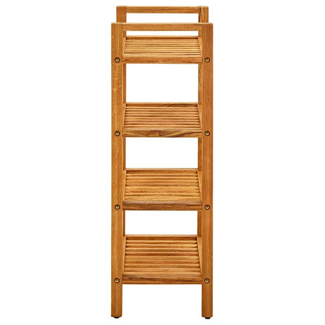 Vidaxl Shoe Rack med 4 hylder 50x27x80 cm solid eg