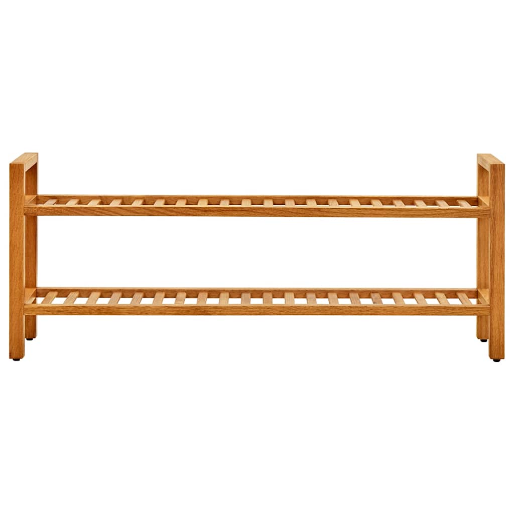 Vidaxl Shoe Rack med 2 hylder 100x27x40 cm solid eg