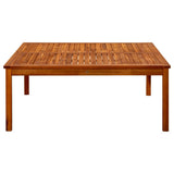 Vidaxl tuintafel 110x110x45 cm massief acaciahout