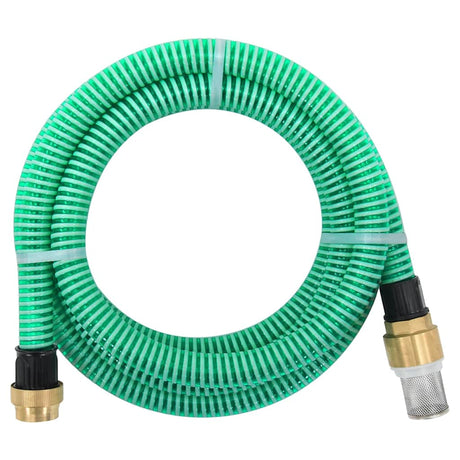 Vidaxl sugeslange med messing koblinger 1,1'' 3 m PVC grøn