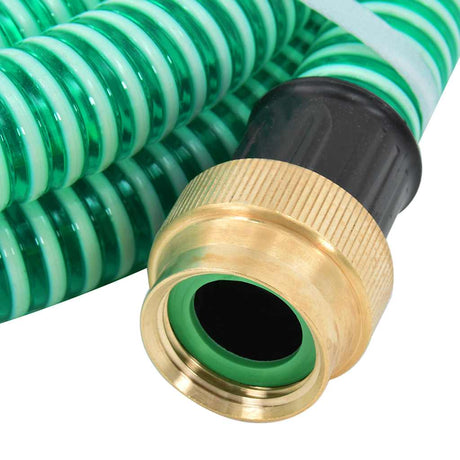 Vidaxl sugeslange med messing koblinger 1,1'' 3 m PVC grøn