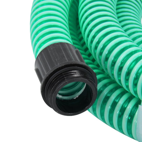 Vidaxl sugende slange med messingkoblinger 1.1 '' 10 M PVC Green