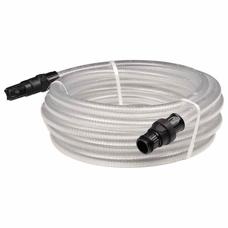 Vidaxl zuigslang met pvc koppelingen 1,1'' 10 m pvc transparant