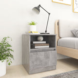 Vidaxl nachtkastjes 2 st 40x40x50 cm bewerkt hout betongrijs