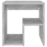 Vidaxl nachtkastje 40x30x40 cm bewerkt hout betongrijs