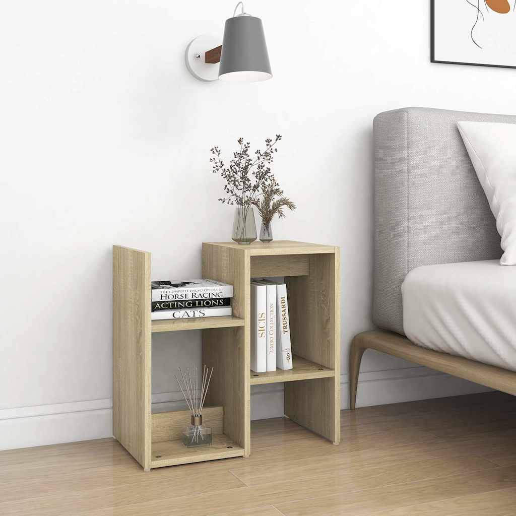 Vidaxl nachtkastjes 2 st 50x30x51,5 cm bewerkt hout sonoma eikenkleur