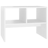 Vidaxl bijzettafel 60x40x45 cm spaanplaat wit